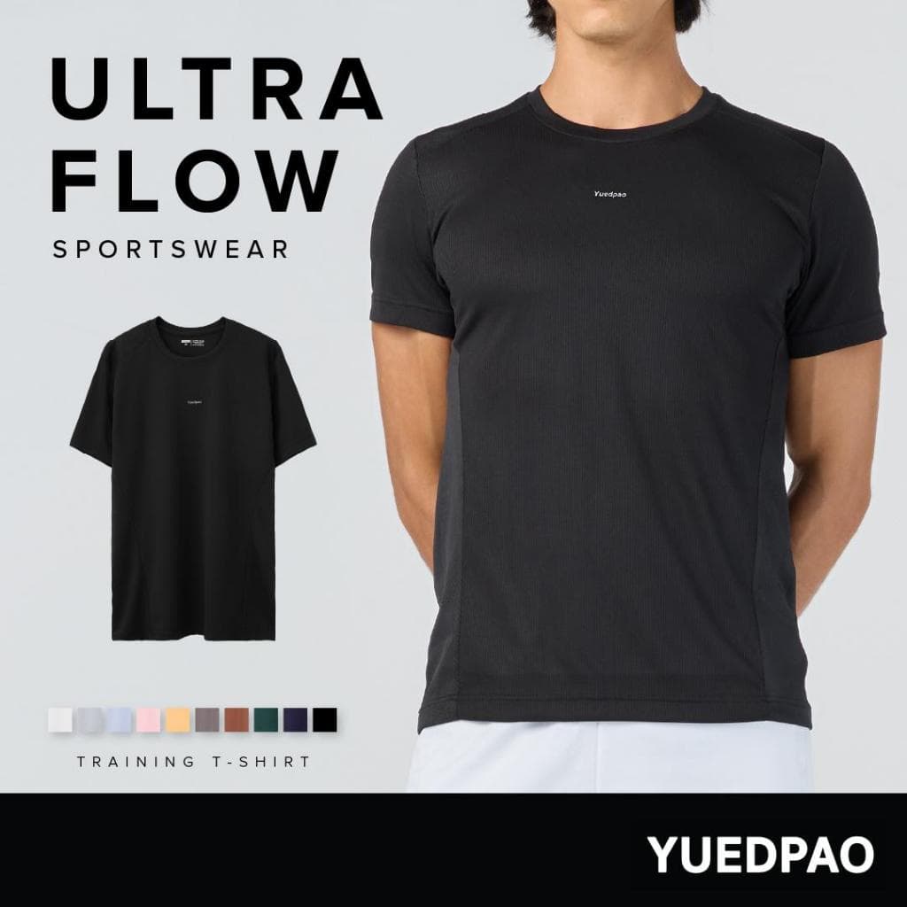 Yuedpao Ultra Flow เสื้อกีฬาระบายอากาศ Micro Polyester ใส่วิ่งออกกำลังกาย Unisex 10 สี